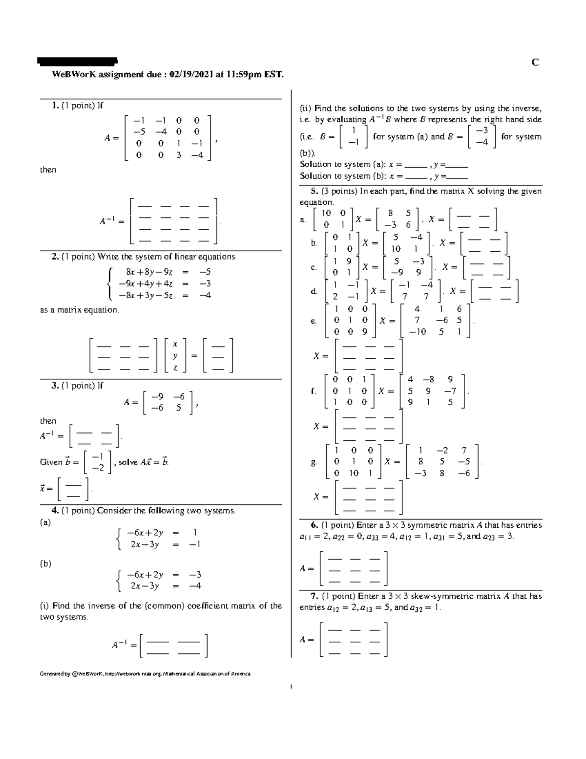 Assignment 4 - MATH 204 - Concordia - Studocu