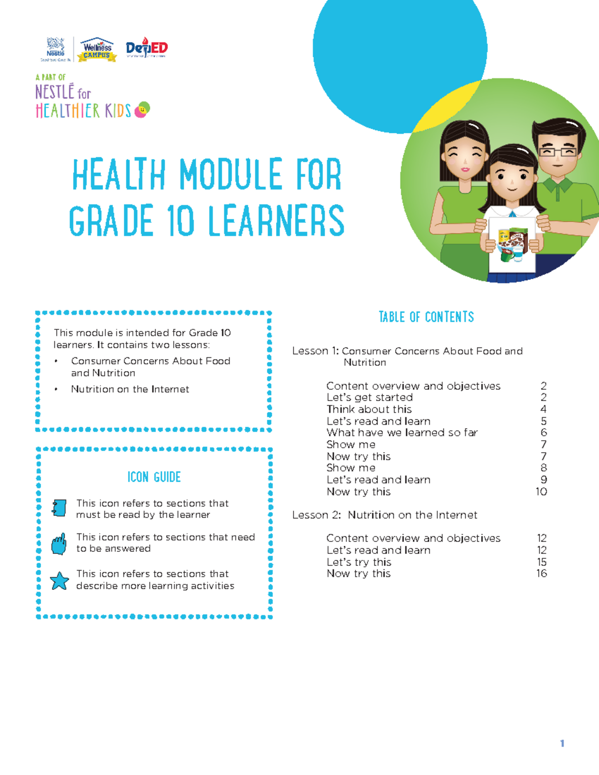 Grade 10 Self Learning Module 1 - HEALTH MODULE FOR GRADE 10 LEARNERS ...