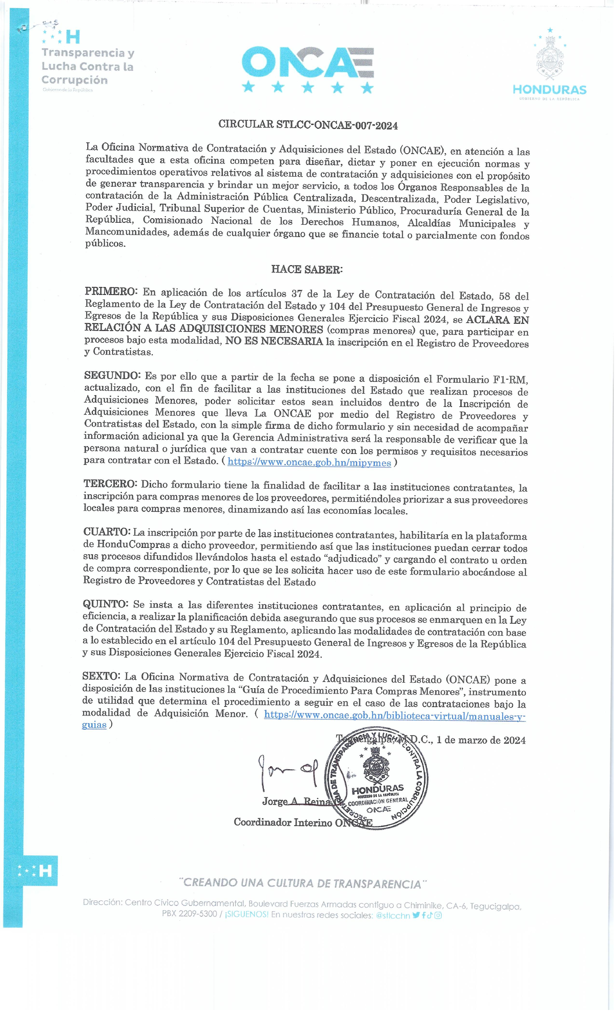 Circular Stlcc- Oncae-007-2024 - H Transparencia y Lucha Contra la ...