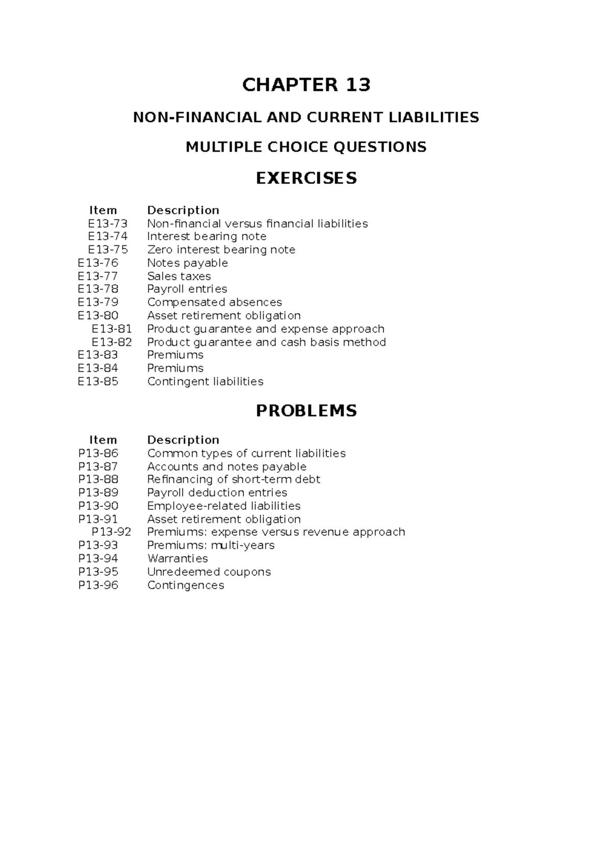 Accounts 1 - will uploading more - CHAPTER 13 NON-FINANCIAL AND CURRENT ...