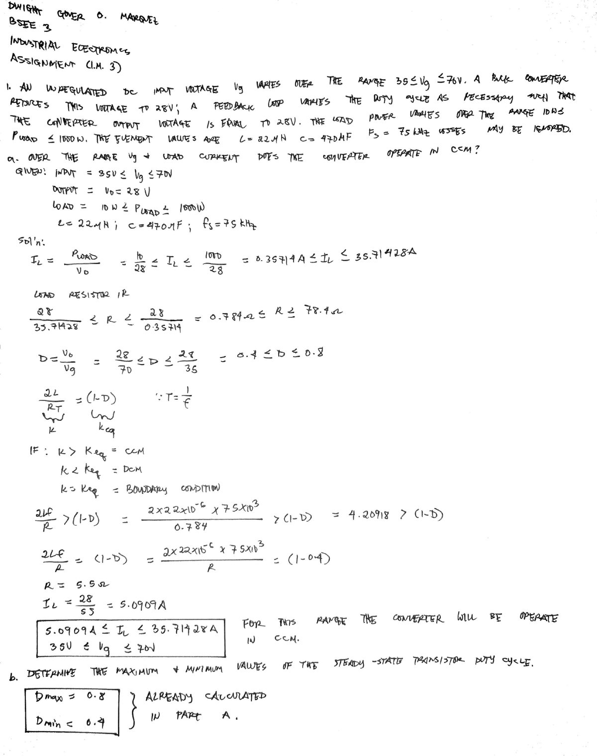 Assignment Module 3 In Industrial Electronics - Electronics And 