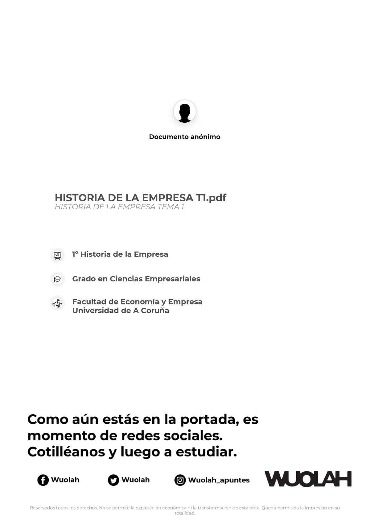 Historia De La Empresa T1 Historia De La Empresa T1 Historia De La Empresa Tema 1 1º Historia 0999