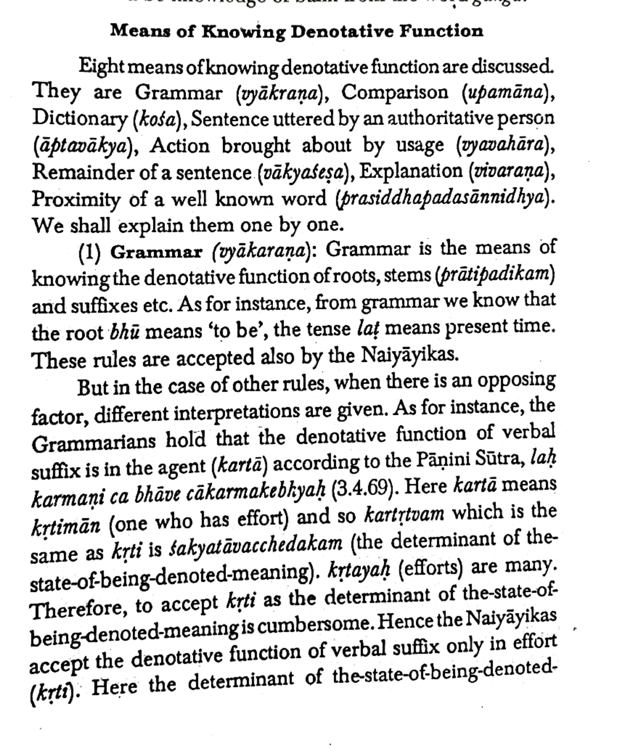 Means of knowing denotative function Means of Knowing Denotative