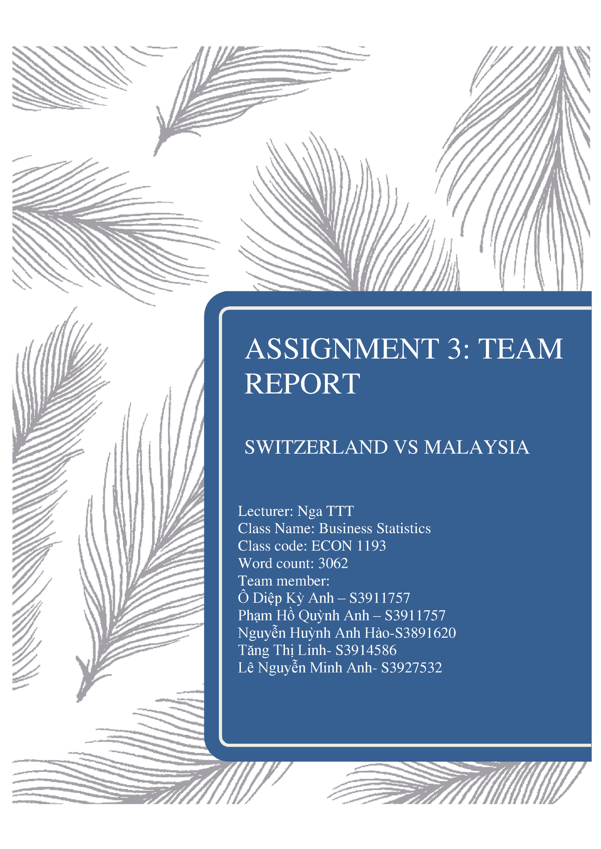 assignment 3 team resources group booklet