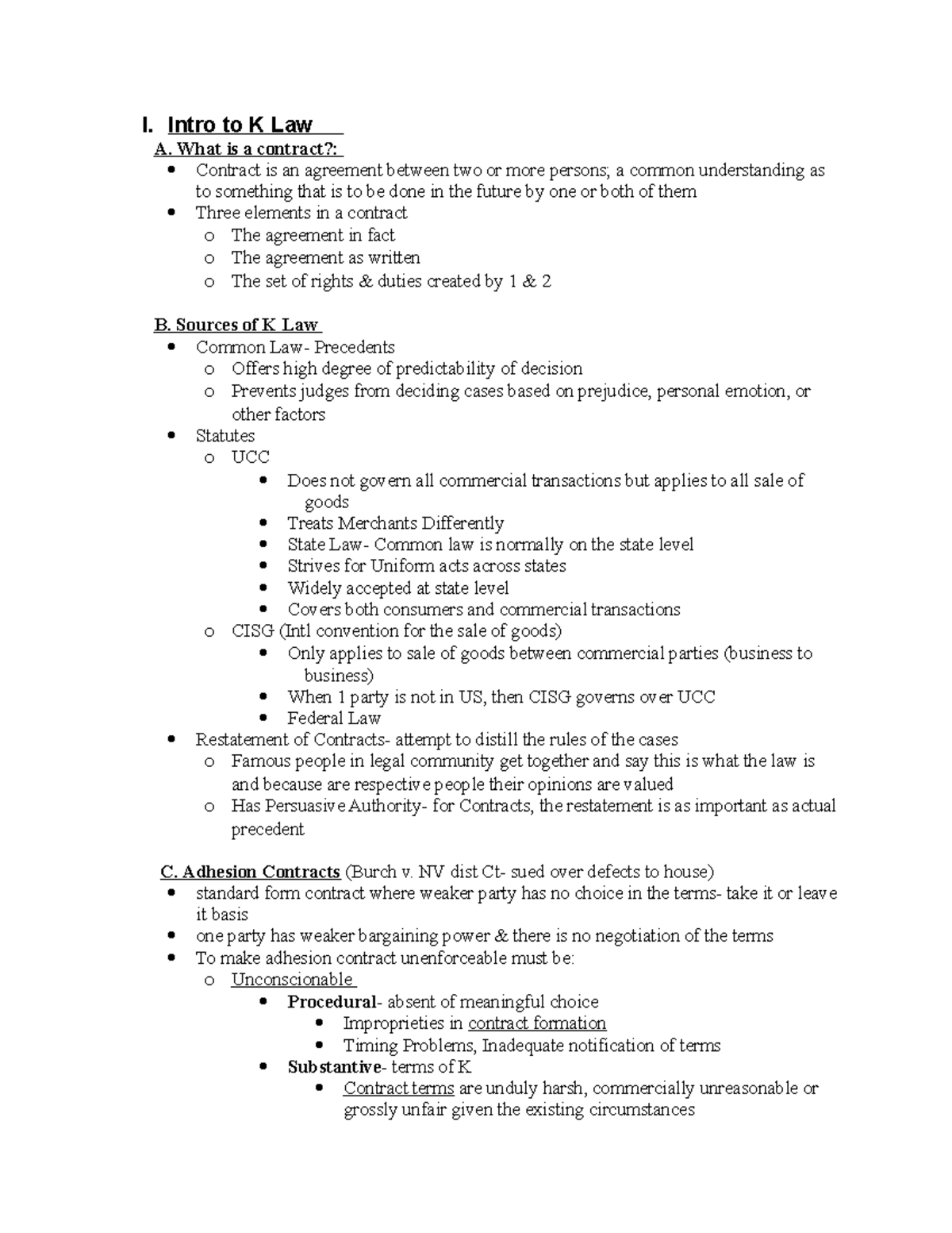 contracts-law-outline-1-i-intro-to-k-law-a-what-is-a-contract