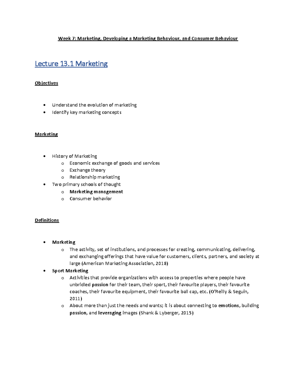 Lecture 7 Marketing, Developing Marketing Behaviour, and Consumer ...