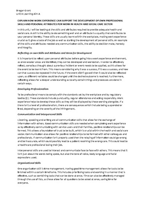 Unit 15 - Assignment 4 - APPLIED SCIENCE - Scenario You work as a ...