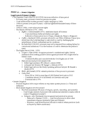 Module 7 SOCI3150E - Course Notes From Lectures And Test Questions ...