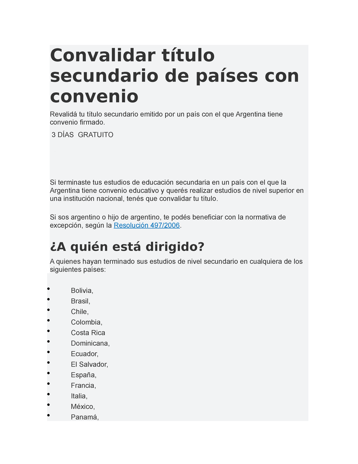 Convalidar Título Secundario De Países Con Convenio Convalidar Título Secundario De Países Con 0499