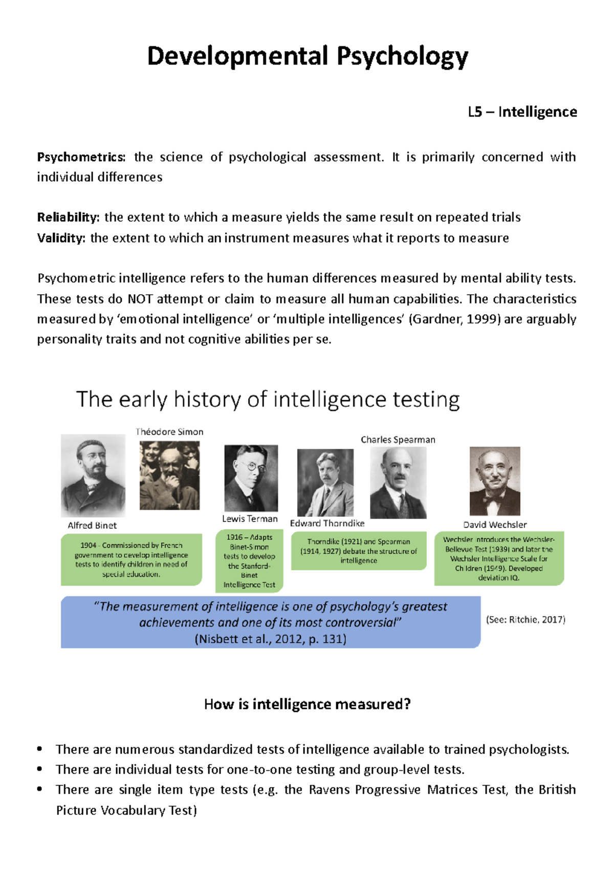 n5-intelligence-lecture-notes-5-developmental-psychology-l5