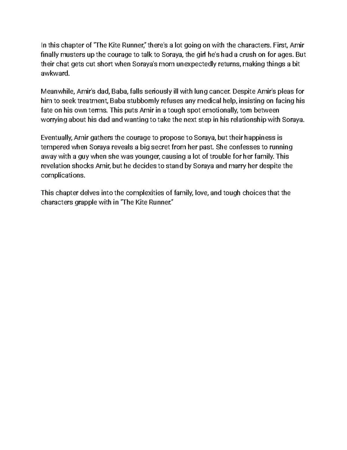 law and stuff with yeah - In this chapter of "The Kite Runner," there's