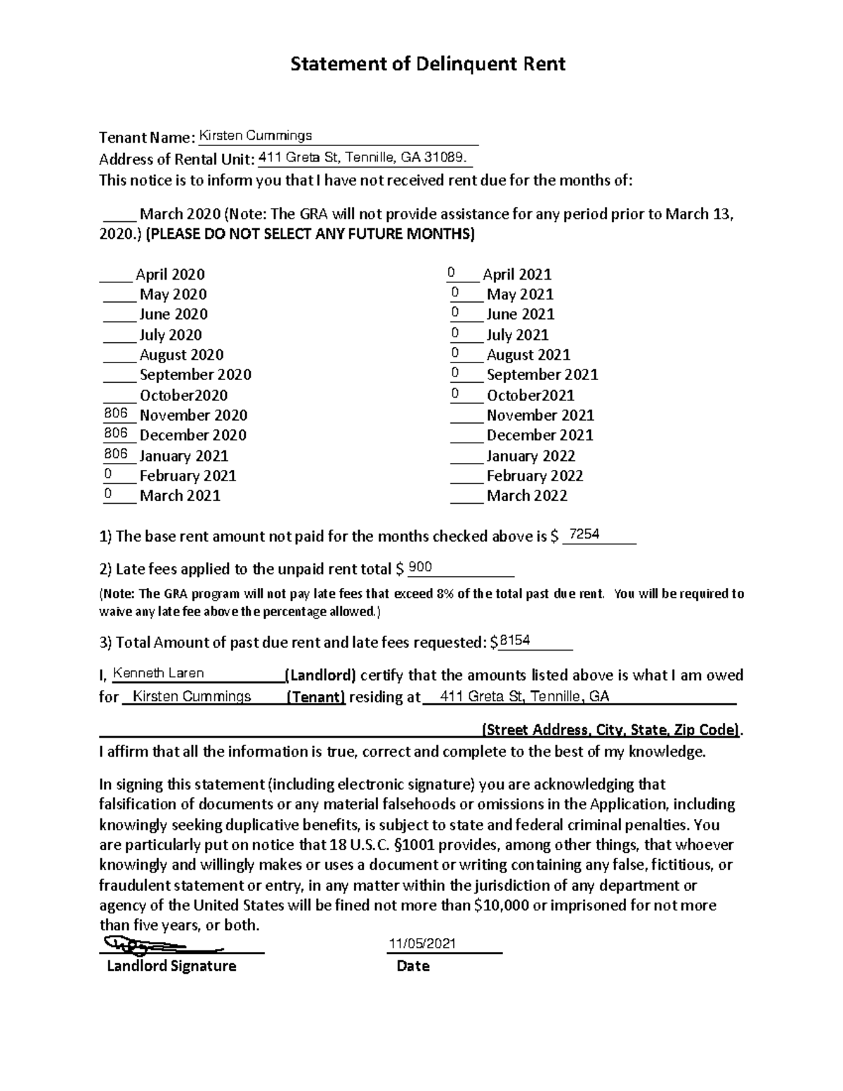 statement-of-delinquent-rent-hpe6-a15-oakwood-studocu