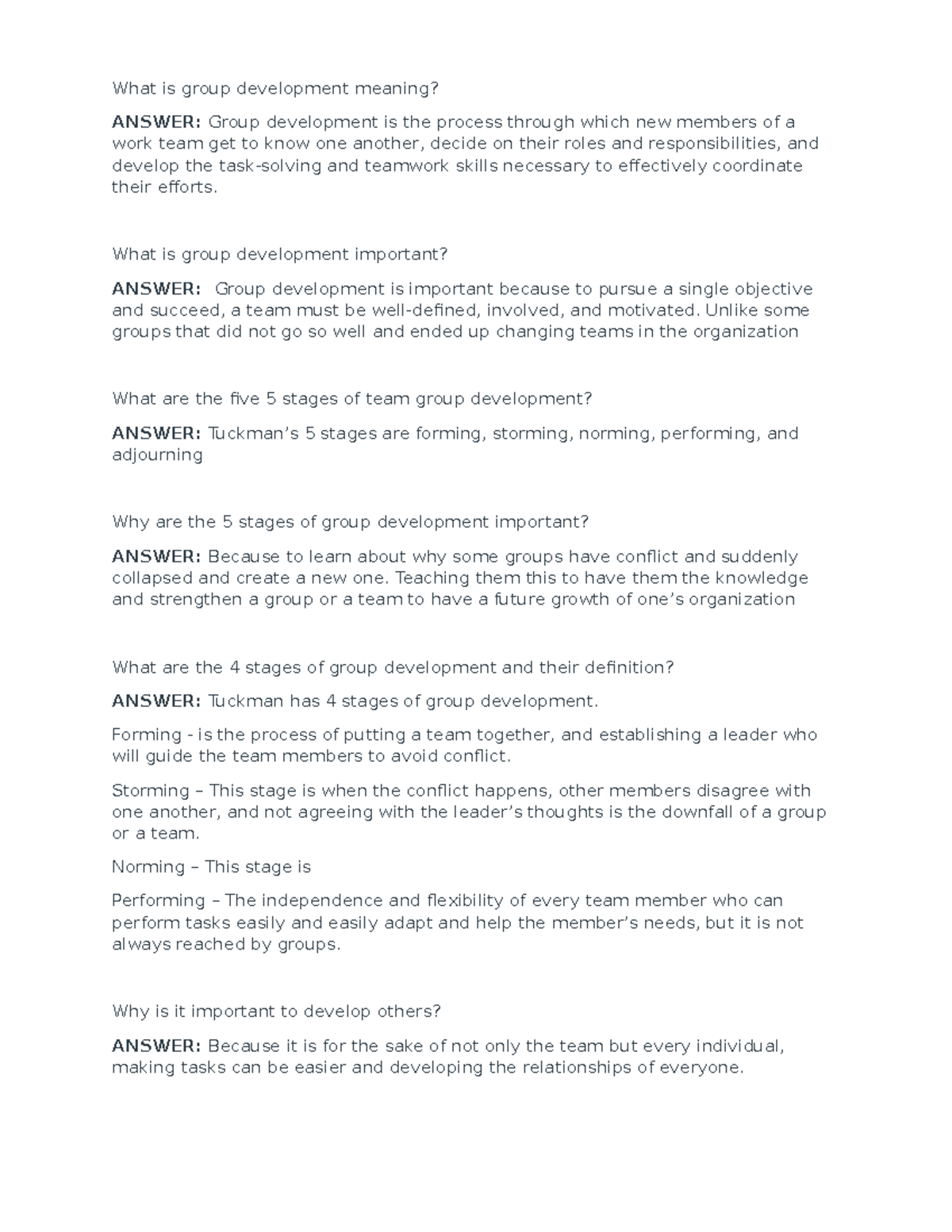 Veritas 1 prelims PT What Is Group Development Meaning What Is 