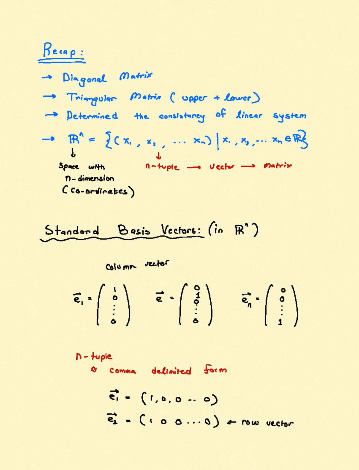 Lecture 5 - Bryran Neverez - Relapse Diagonal Matrix Triangular Matrix ...