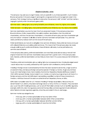 Chapter 16 - notes - Chapter 16 (bonds) – notes Bonds are either issued ...