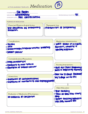OB Concept Map - practice - 4 Stages of Labor ####### Starts with ...