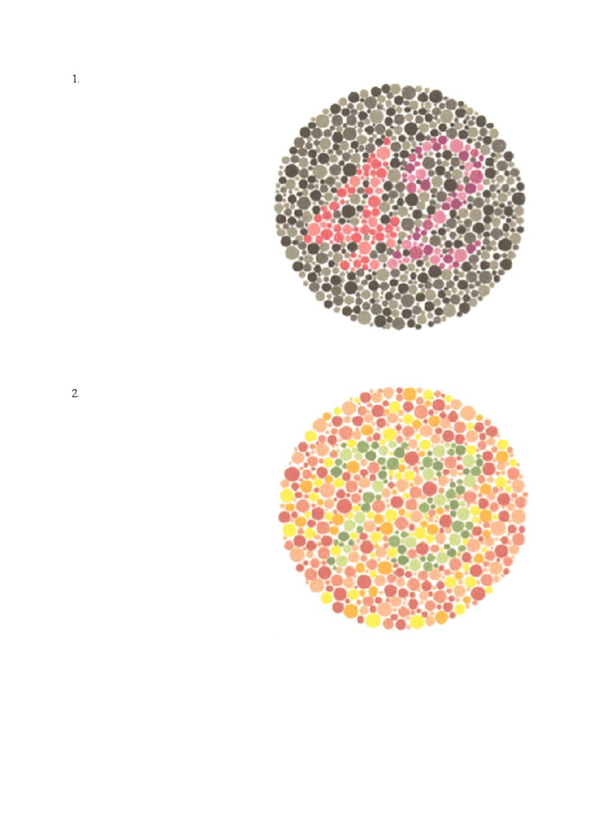 Colour Vision theory have one/two types of cones working 3 Types