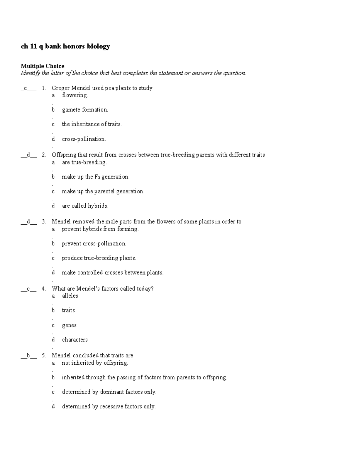 chapter-11-study-guide-ch-11-q-bank-honors-biology-multiple-choice-identify-the-letter-of