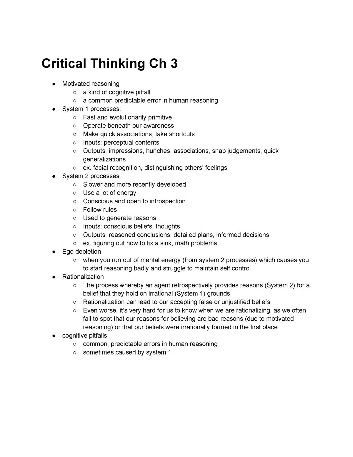 motivated reasoning in critical thinking