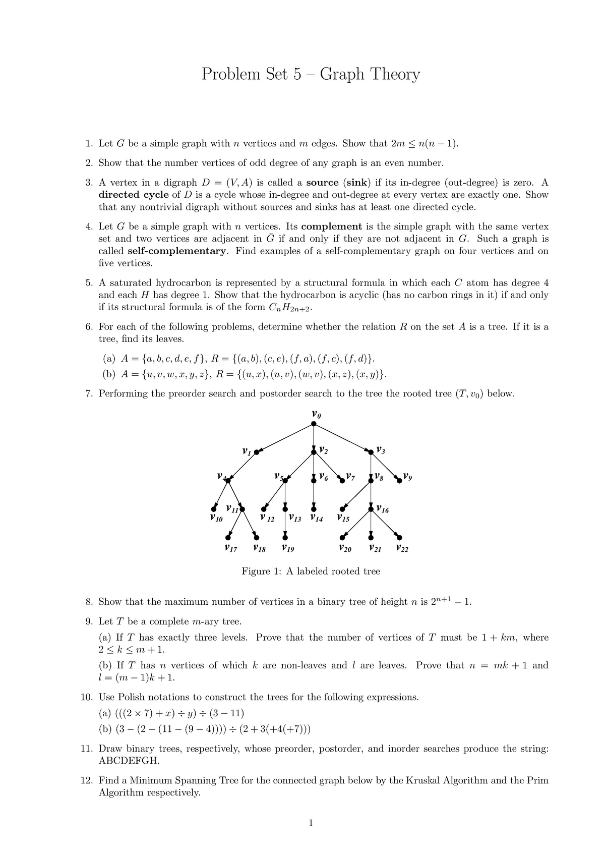 Problem Set 5 Graphs Beifang Chen Studocu