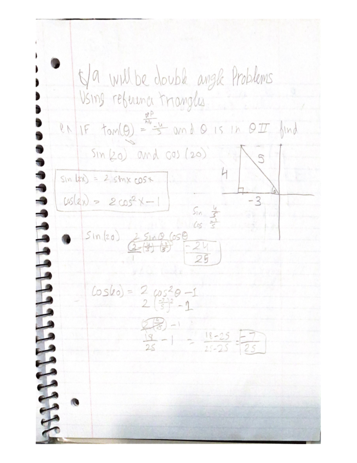 Sum/difference Formula, Double-angle Formulas And Half-Angle Formula ...