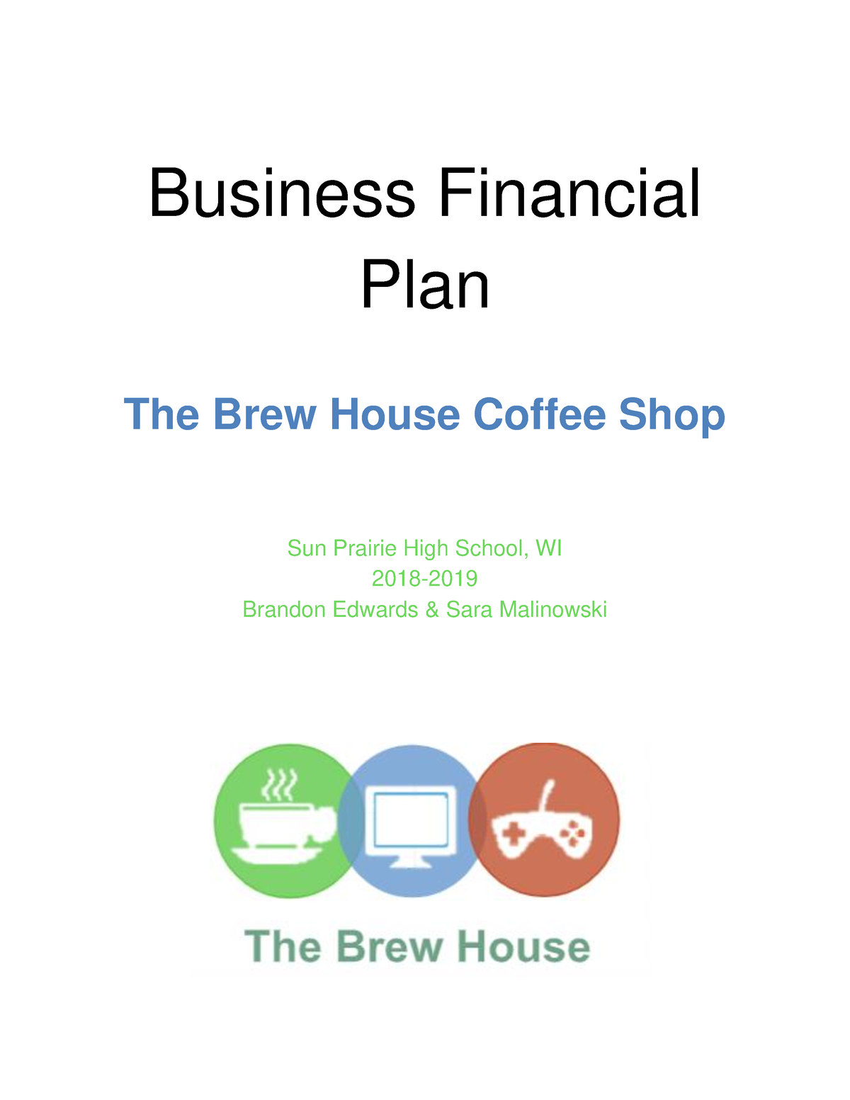 financial business plan fbla