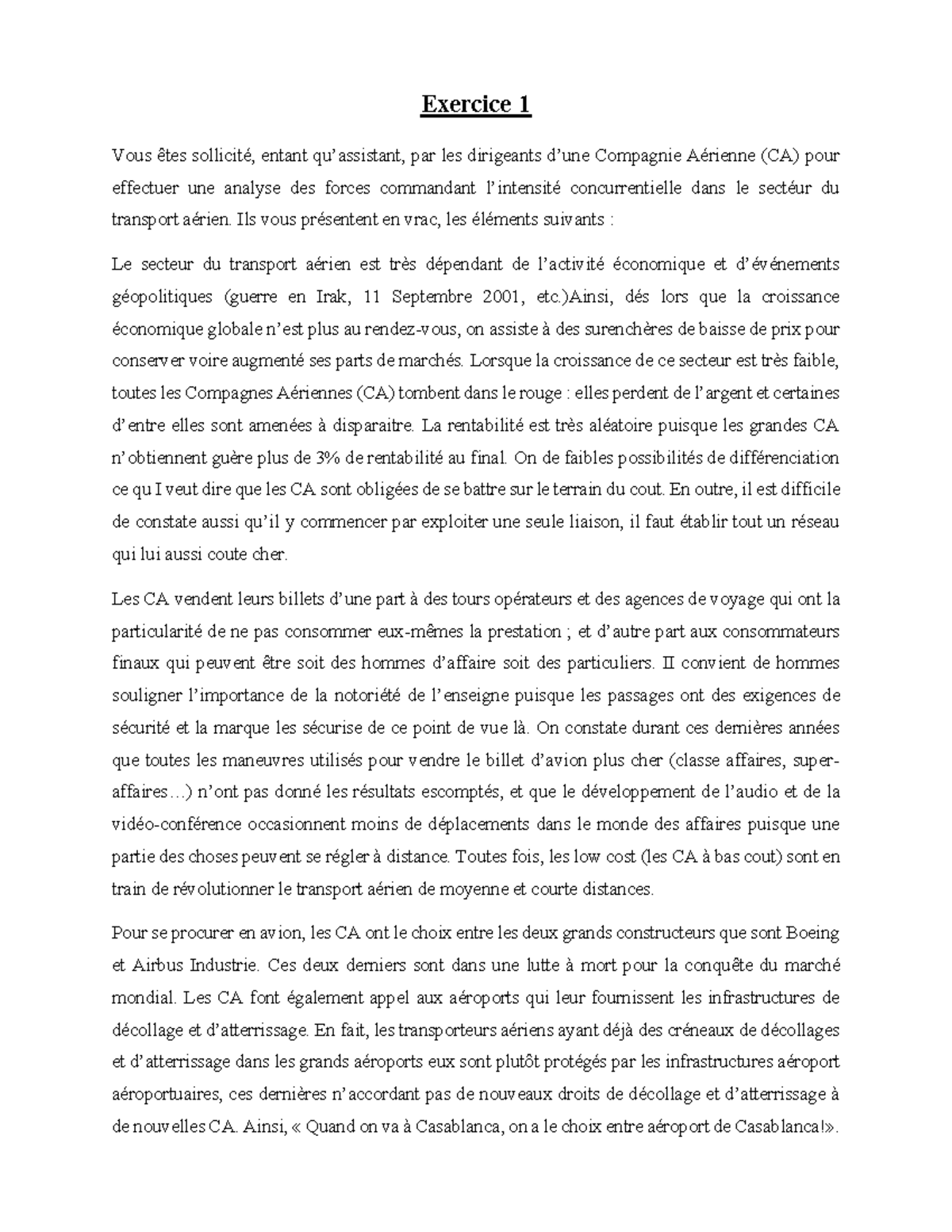 études de cas M.S s6 - zzdz - Exercice 1 Vous êtes sollicité, entant qu ...