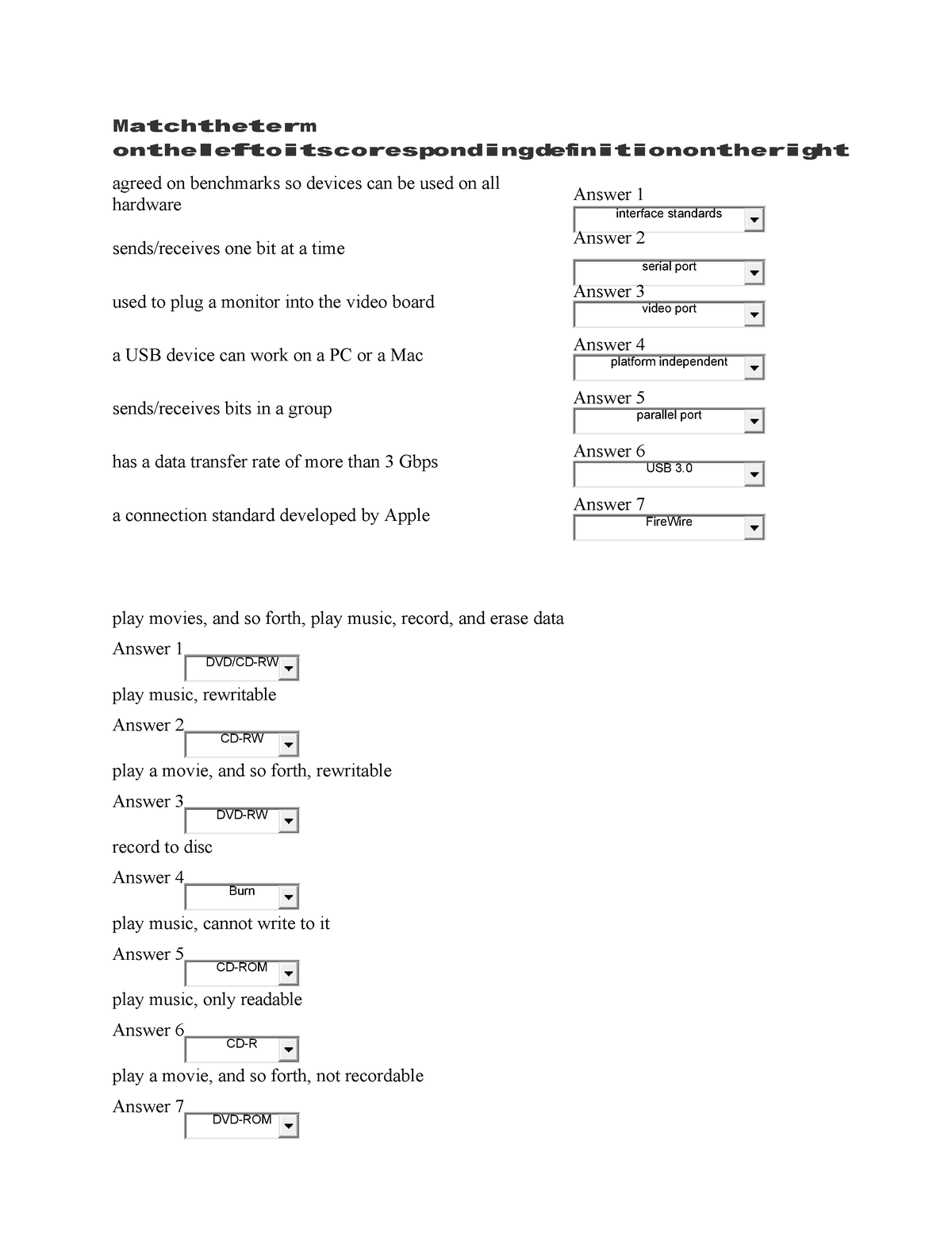 5250kunci Jawaban Kuis Online Pti B 3 - Interface Standards Serial Port ...