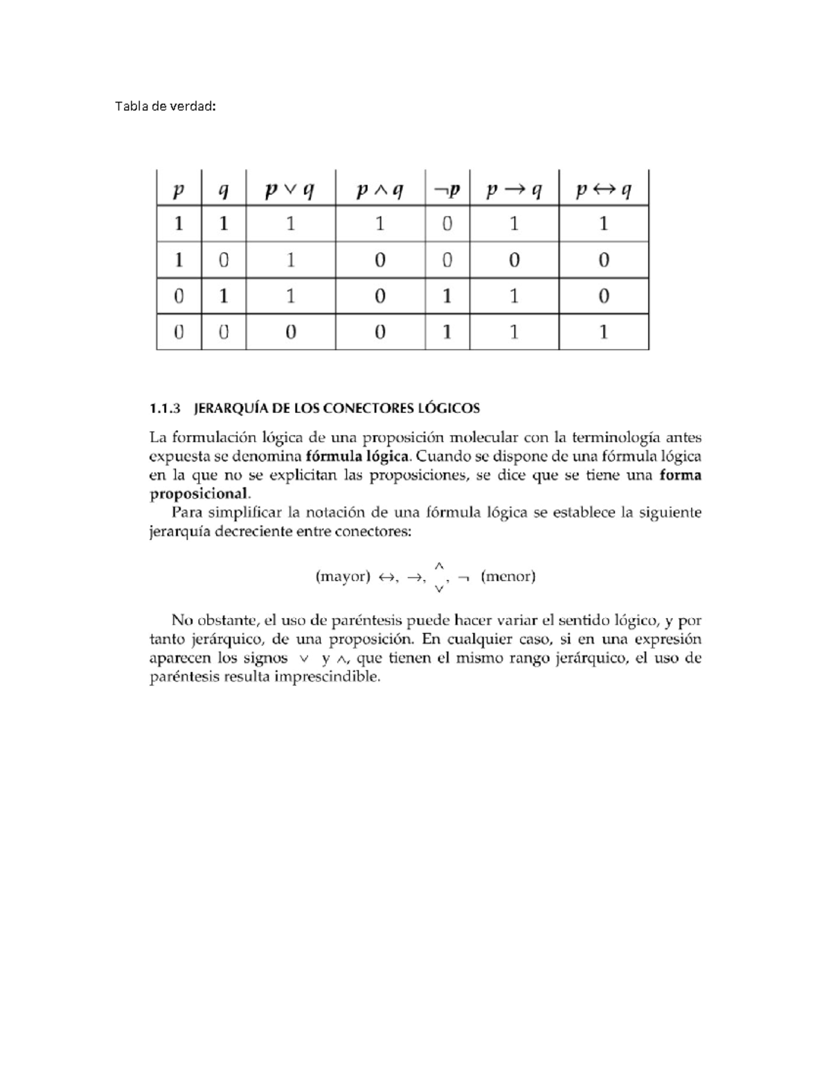 Apuntes y examen matematicas discretas Matemáticas discretas Tabla de verdad Studocu