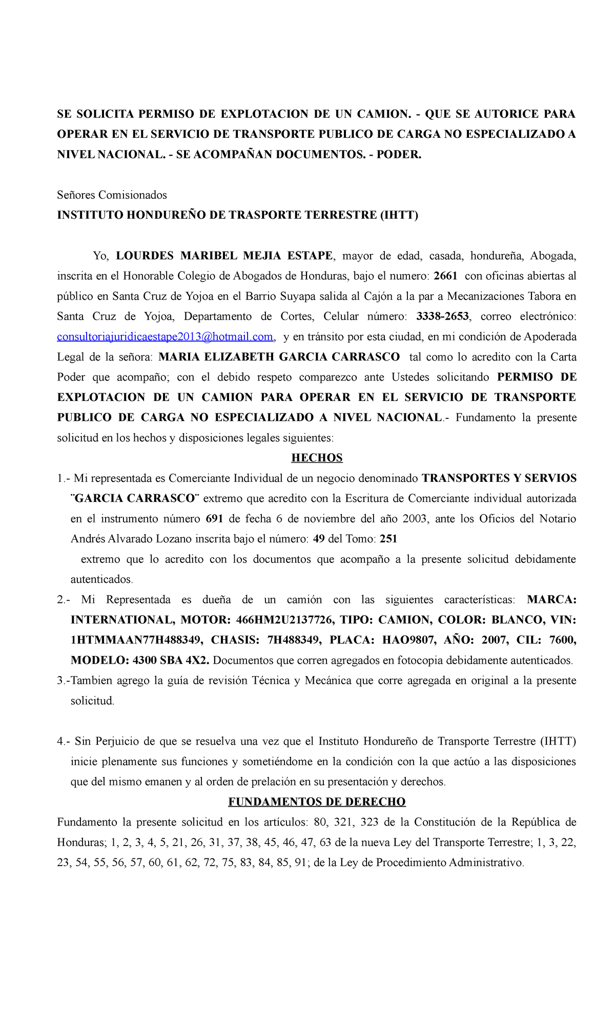 Pemiso De Explotacion Por Primera Vez Betty Consumo Se Solicita Permiso De Explotacion De Un