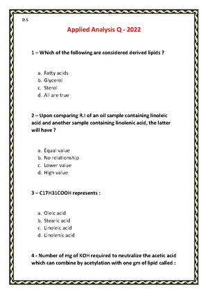 Sheet 1 (properties of section) - Applied Analysis - Studocu