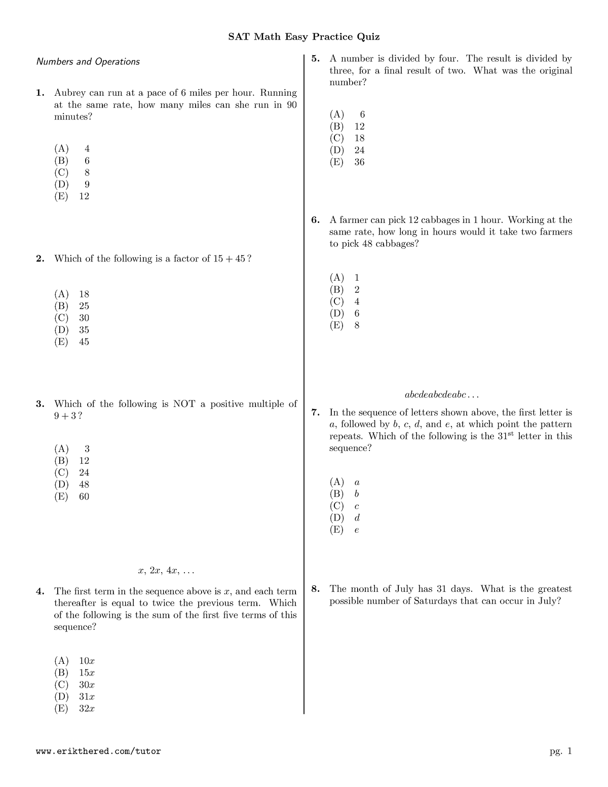 sat-math-easy-practice-quiz-numbers-and-operations-aubrey-can-run-at