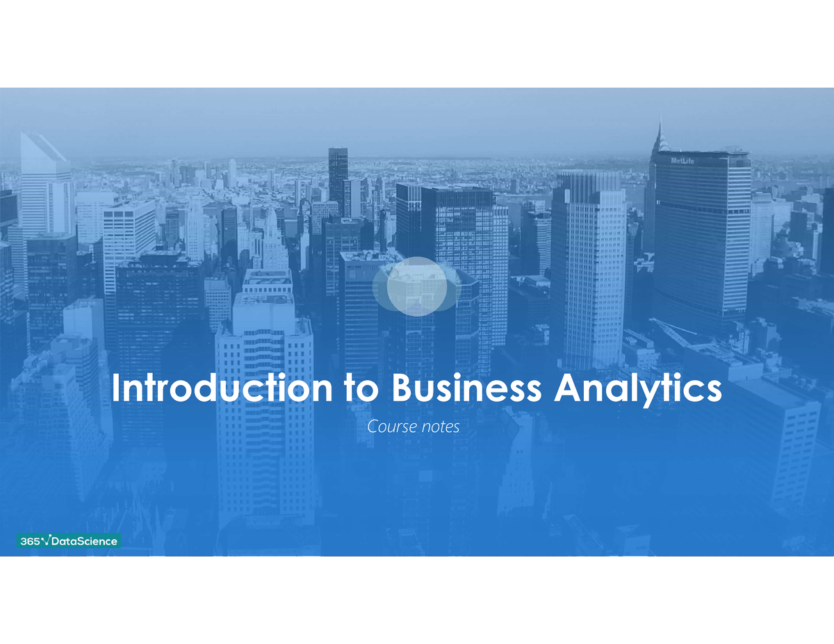 business analytics coursework