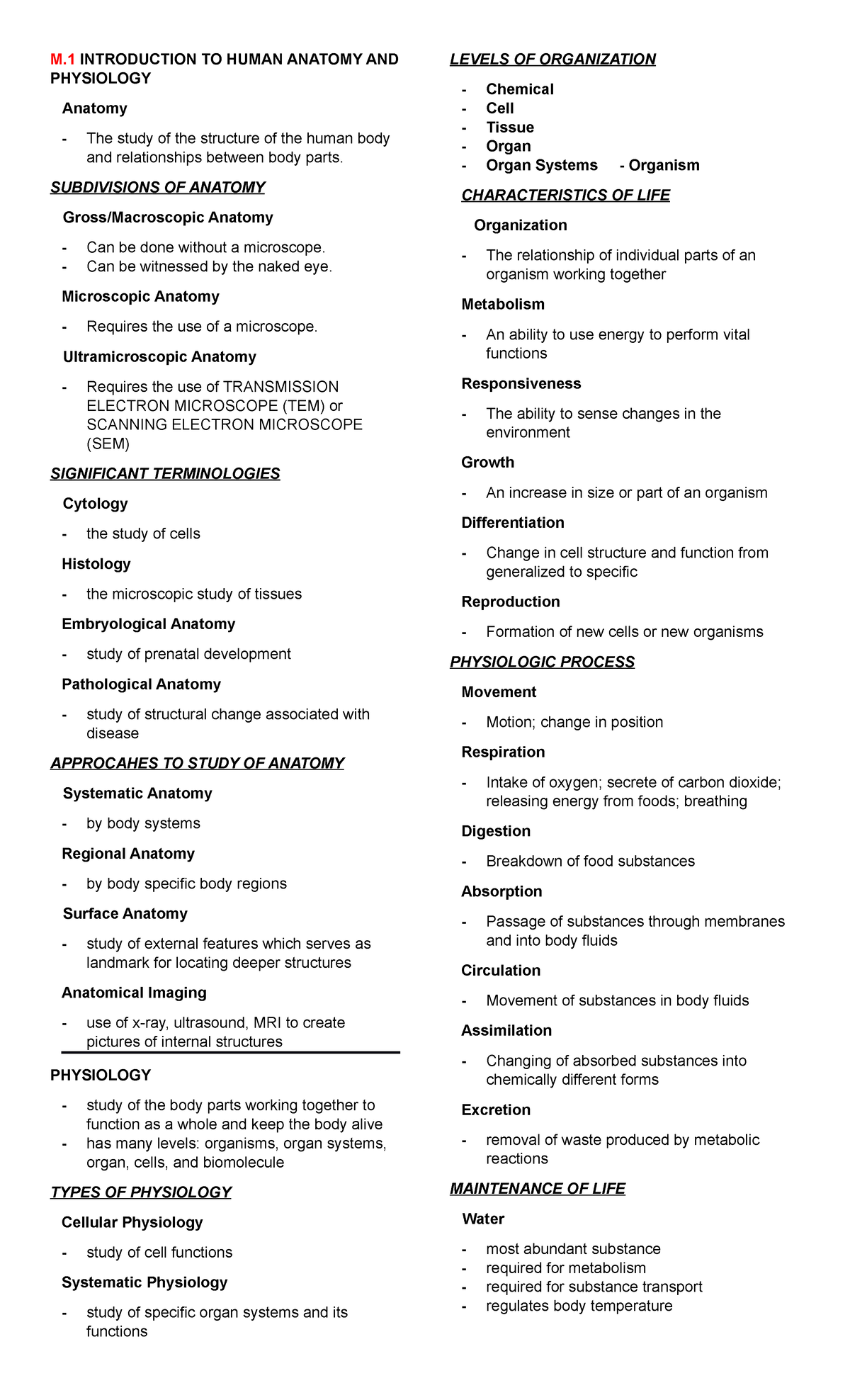 Introduction To Human Anatomy And Physiology M Introduction To Human Introduction To Human Anatomy And Physiology M Introduction To Human