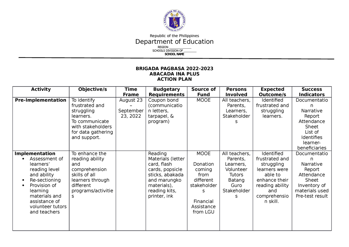 action-plan-brigada-pagbasa-republic-of-the-philippines-department-of