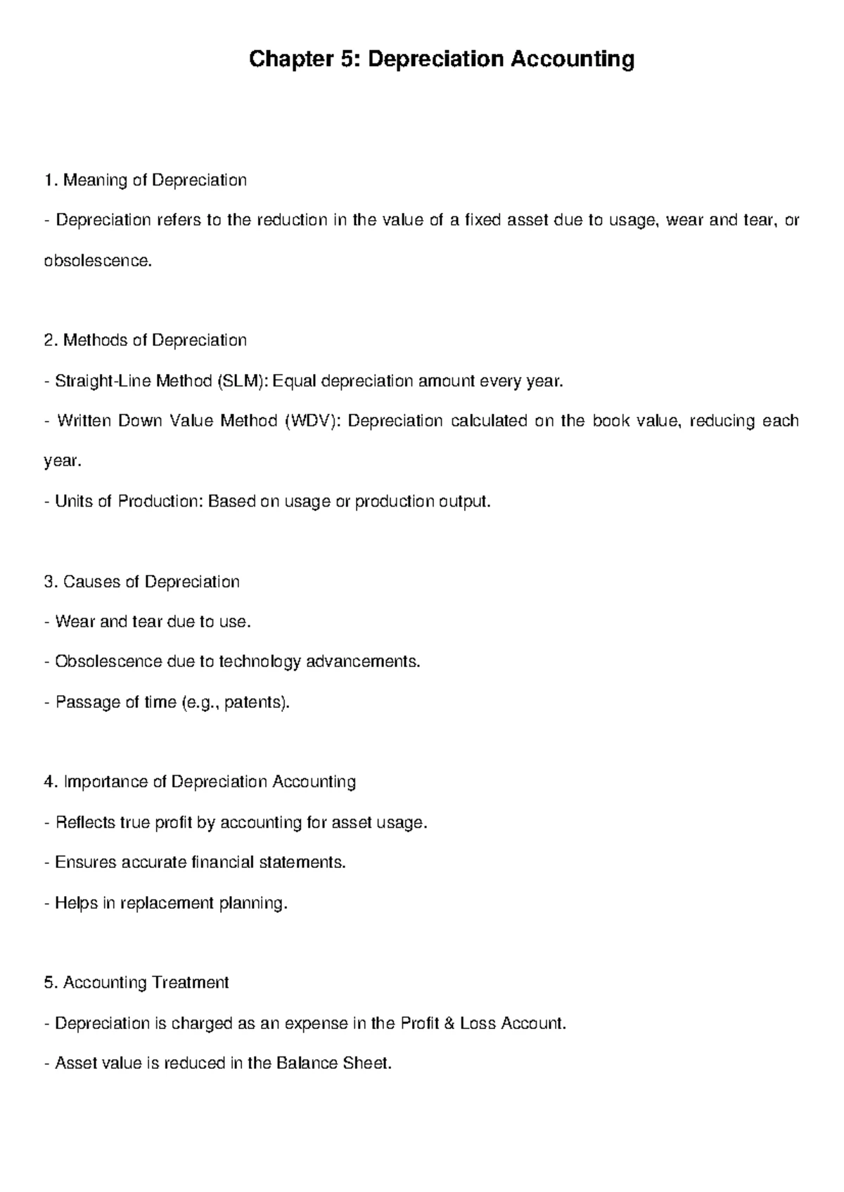 CA Foundation Accounts Chapter 4 Summary - Chapter 4: Inventories ...