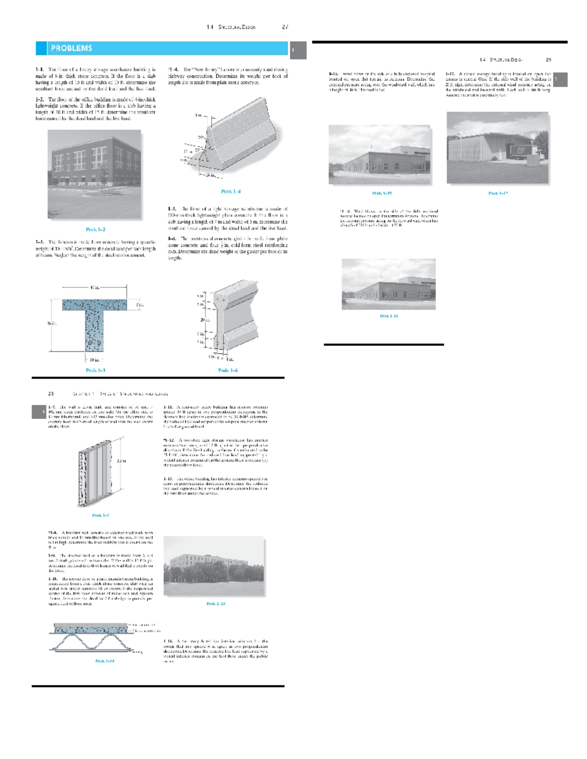 Structural theory 1 probset - 1 STRUCTURAL DESIGN 21 PROBLEMS 1 1 ...