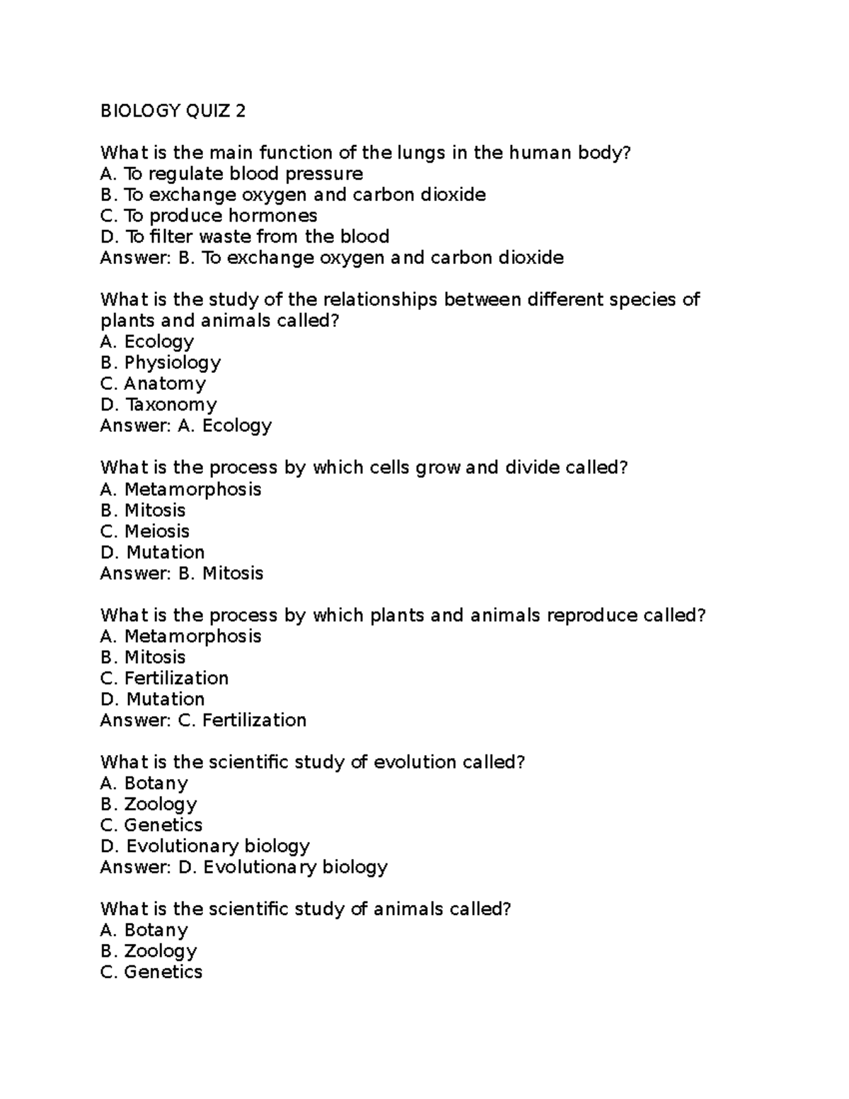 Beat The Biology Quiz: Match The Adaptations! - eqe9ix1