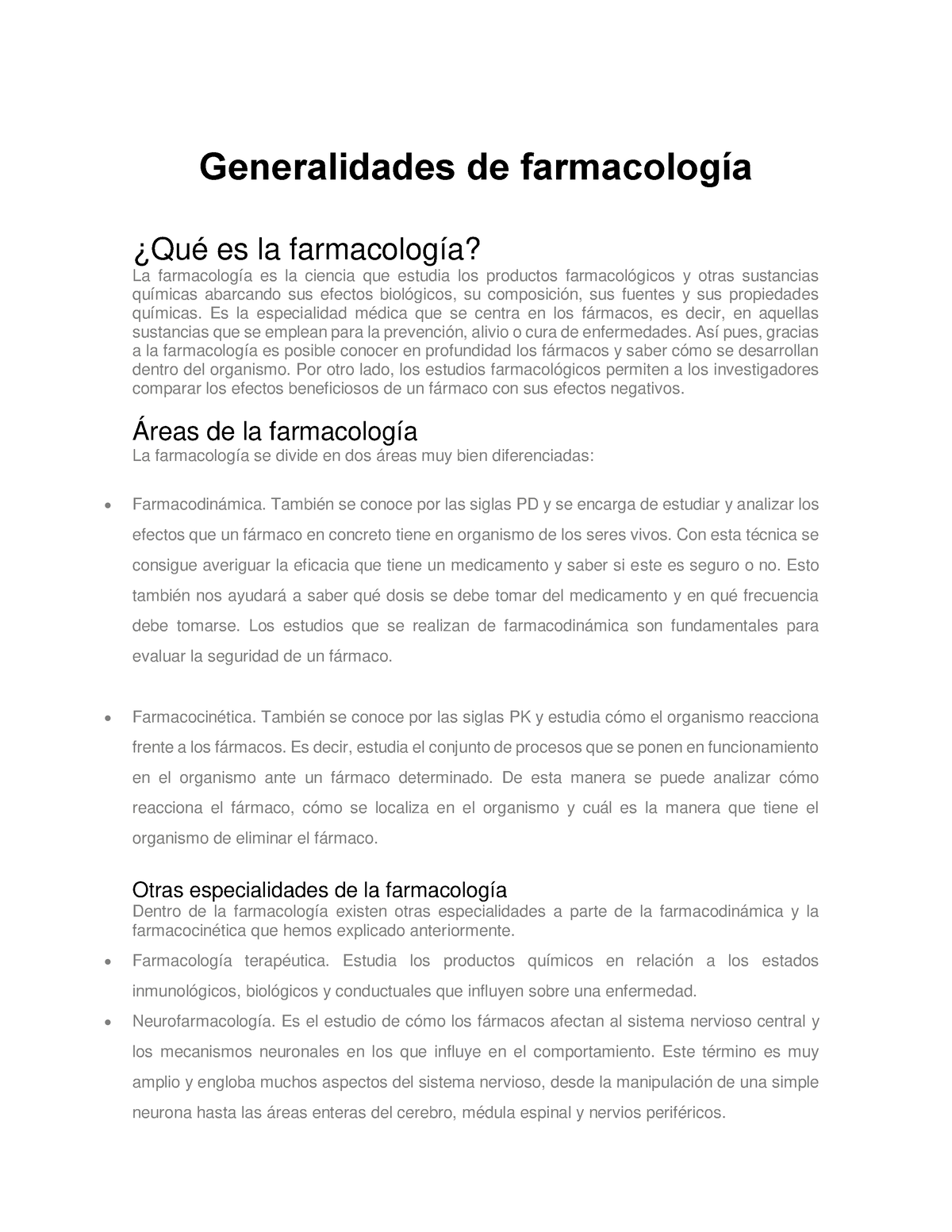 Generalidades De Farmacología - Generalidades De Farmacología ¿Qué Es ...