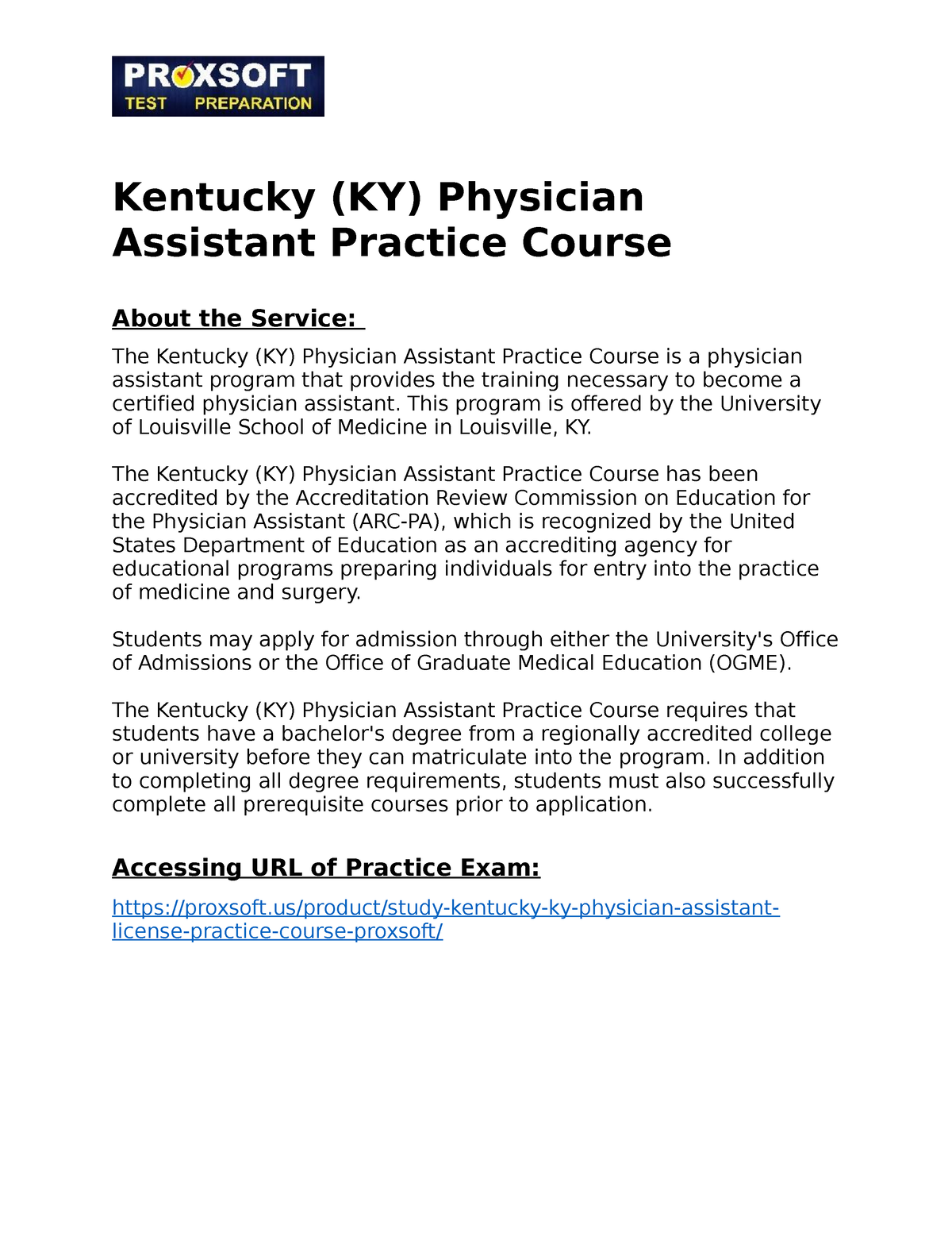 Kentucky KY Physician Assistant Practice Course This Program Is   Thumb 1200 1553 