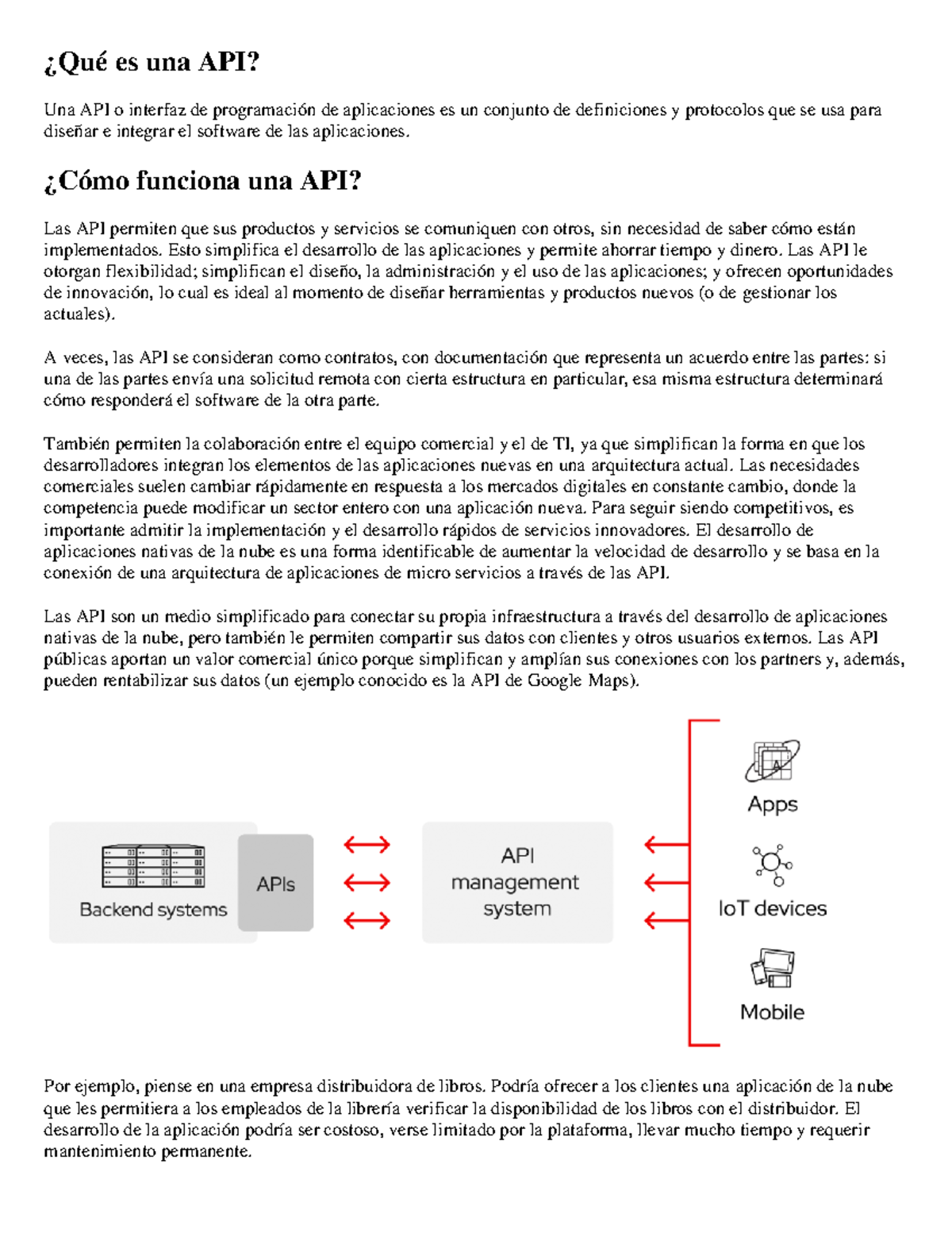 Qué es una API - caracteristicas de api - ¿Qué es una API? Una API o ...