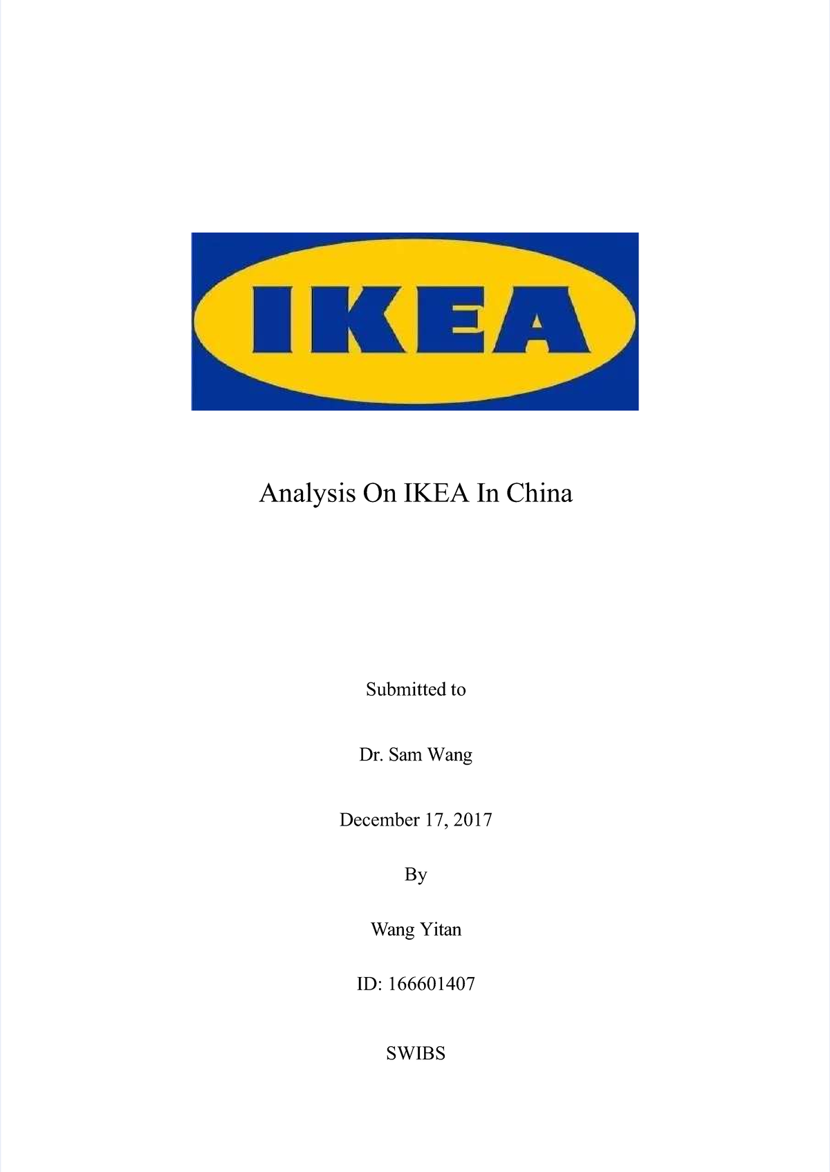 ikea production in china case study