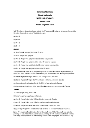 Written Assignment Unit 7 - Introduction The World Health Organization ...