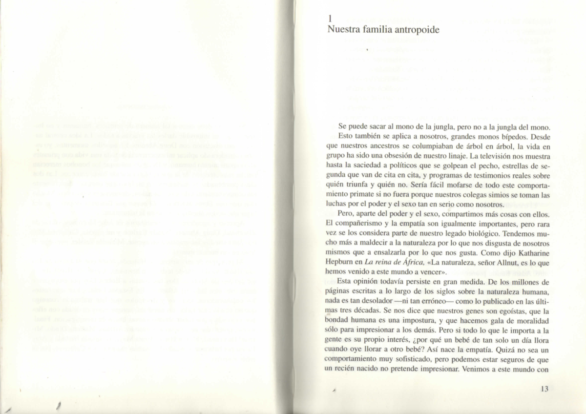Frans de Waal El Mono que llevamos dentro 4 22 - Cultura científica y