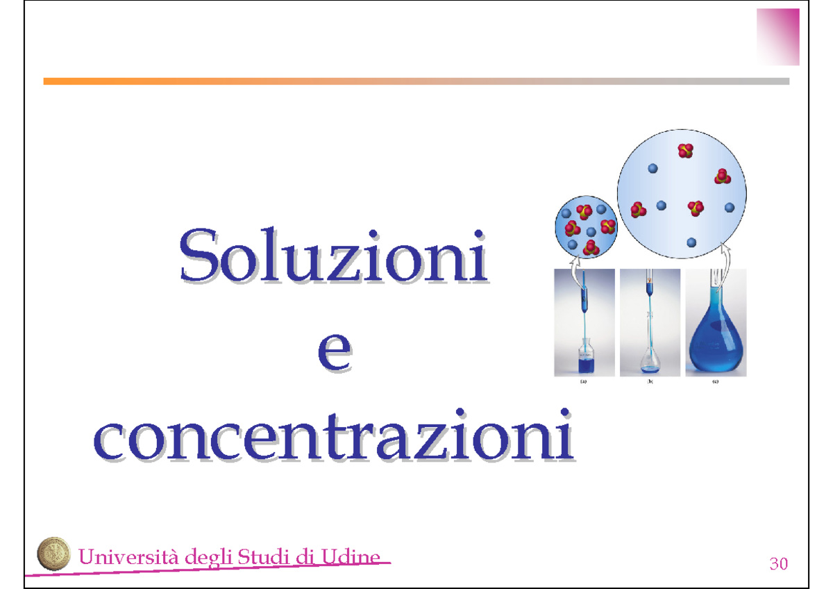 Appunti 2014 Soluzioni E Proprietà Colligative Chimica A A 2014