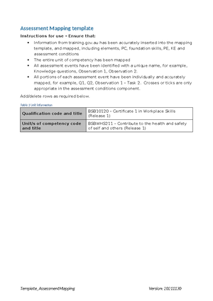 Skills Assessment template Project 2 - Skills Assessment template ...