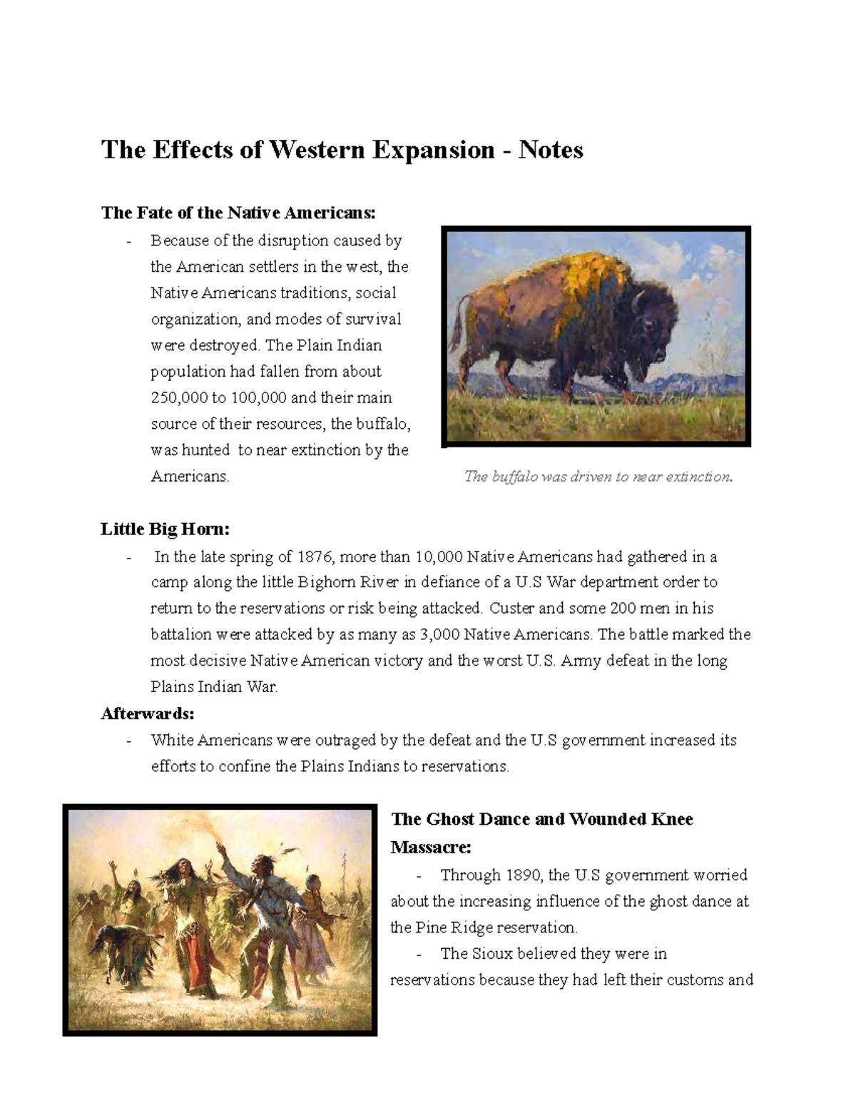 thesis on western expansion