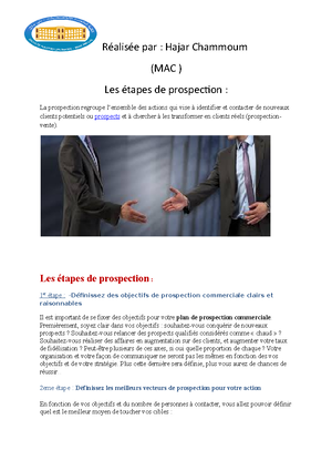 La notion d offre de produits et ou de services - Chapitre 2 ...
