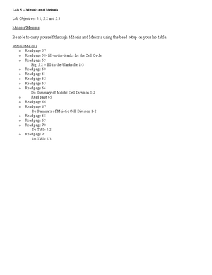 Cell Structure and Function - Fall 2018 - Chapter 4: Cell Structure and ...