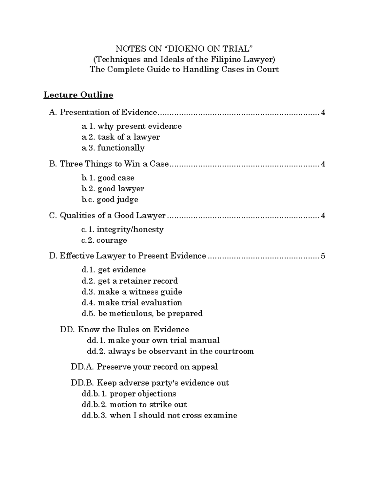 pdfcoffee-exercises-notes-on-diokno-on-trial-techniques-and